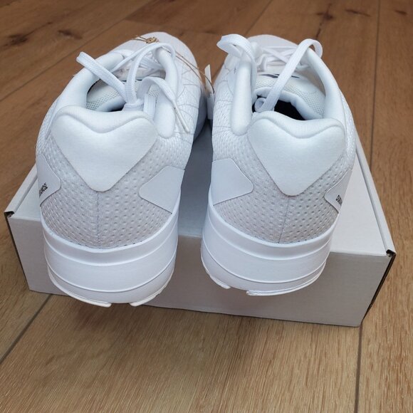 Adidas Duramo SL W Wide Size 10 IF9905 Triple White Womens Running Shoes - Picture 12 of 12